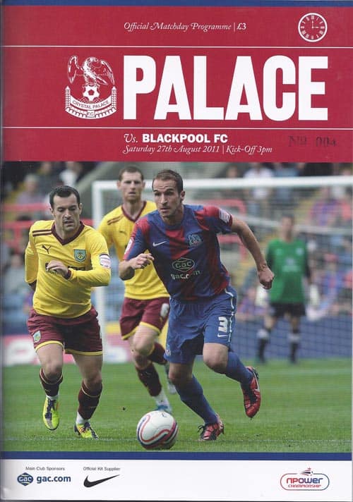 Crystal Palace FC v Blackpool FC